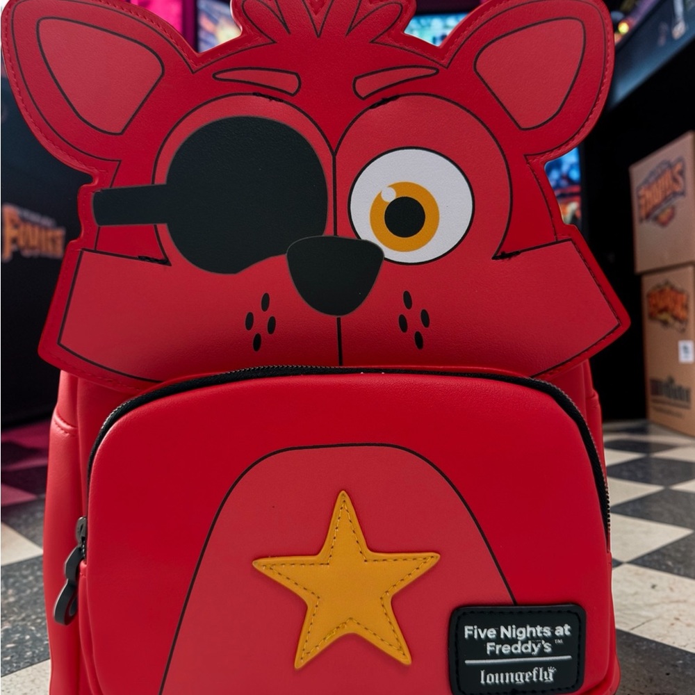 Loungefly FNAF Foxy Cosplay Mini Backpack NWT Five Nights